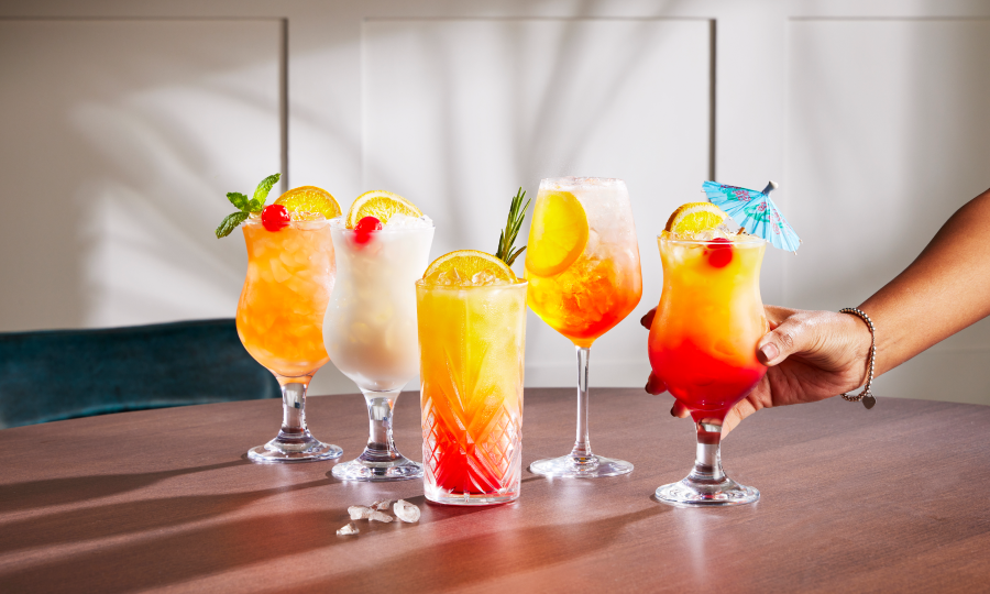 2 for £12 cocktails, Tequila Sunrise, Pina Colada,  SOTB, Aperol, Rum Punch 